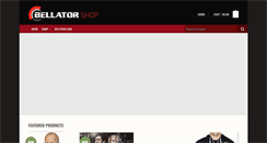 Desktop Screenshot of bellatorshop.com