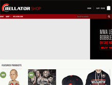 Tablet Screenshot of bellatorshop.com